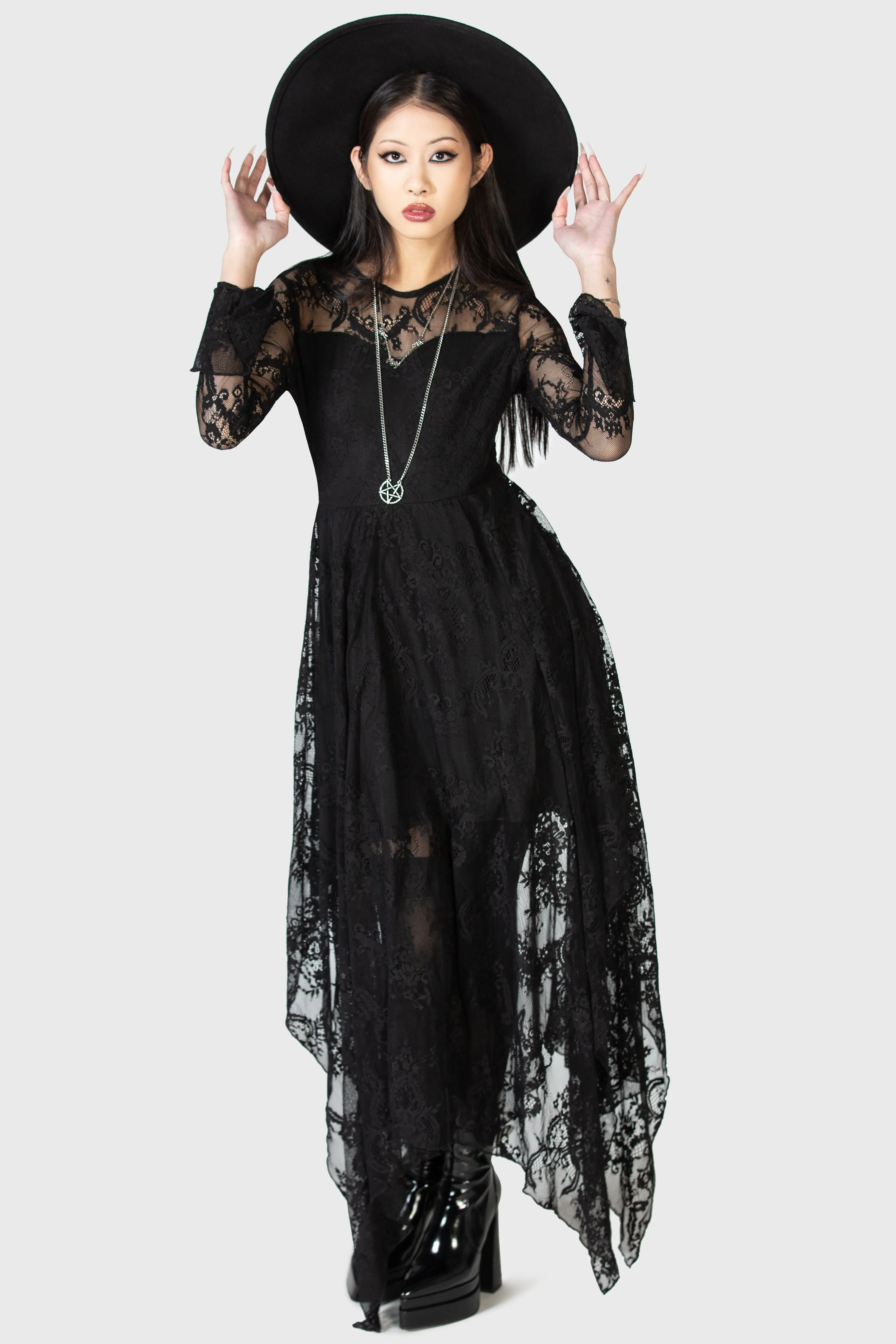 Shadow Figure Maxi Dress Resurrect