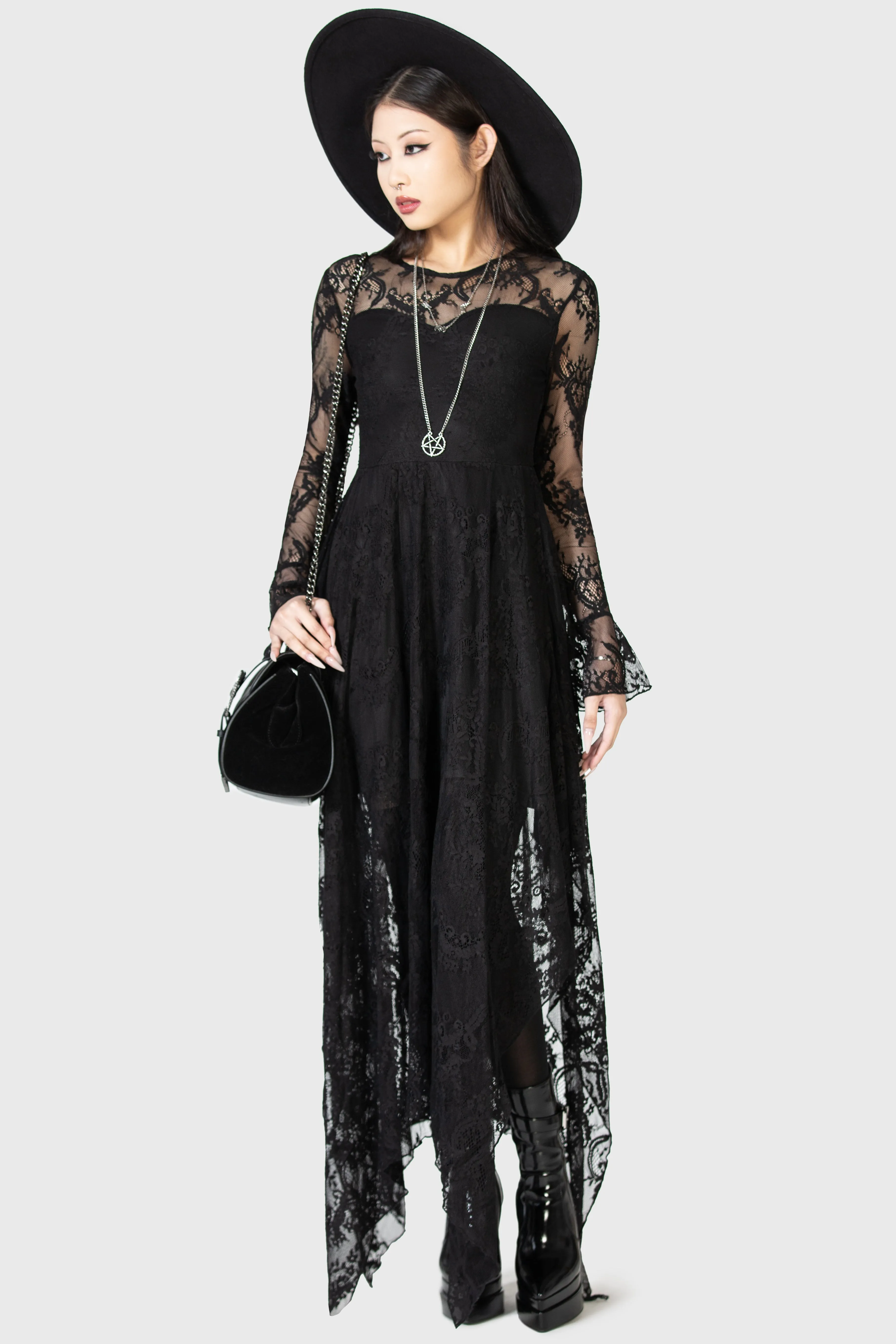 Shadow Figure Maxi Dress Resurrect