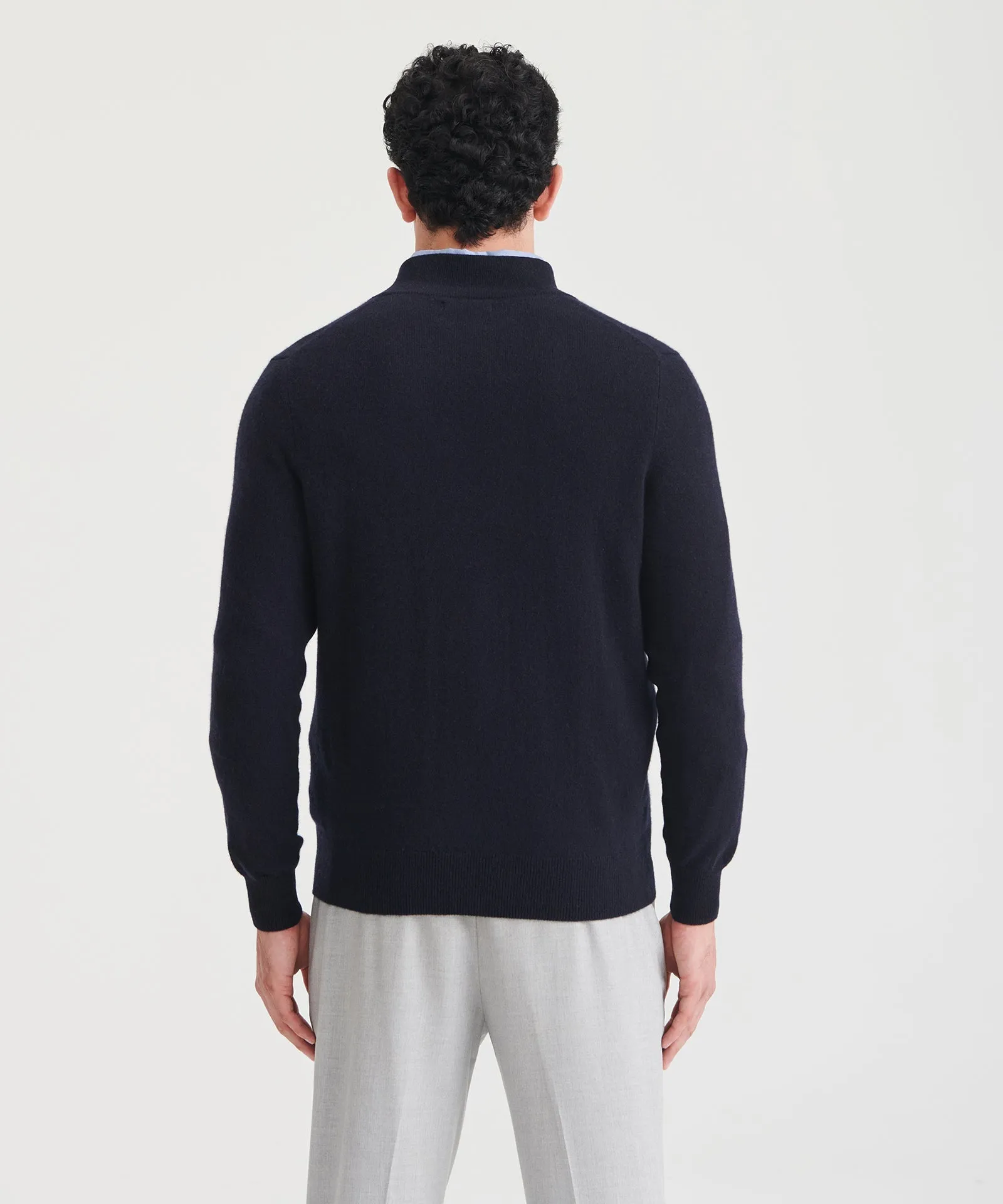 Signature Cashmere Full Zip Sweater