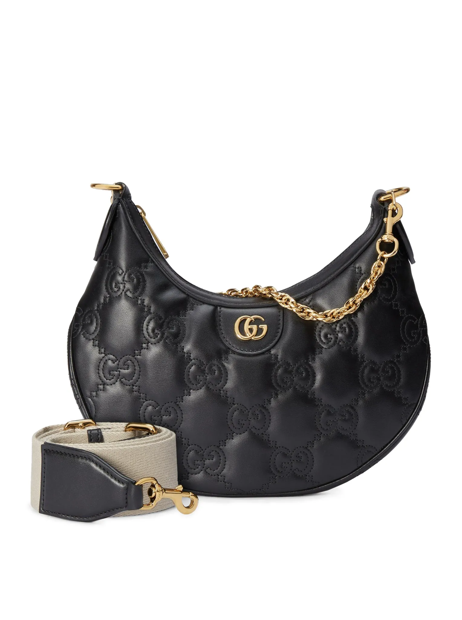 SMALL SIZE SHOULDER BAG IN MATELASS LEATHER WITH GG