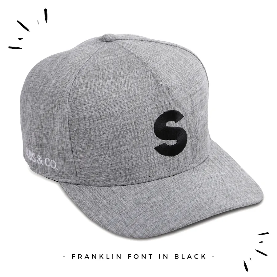 Snapback Hat - PERSONALISED (Kids-Adults) Grey