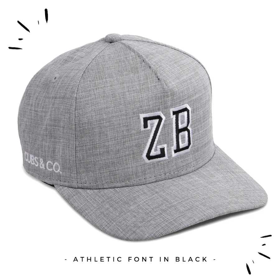 Snapback Hat - PERSONALISED (Kids-Adults) Grey