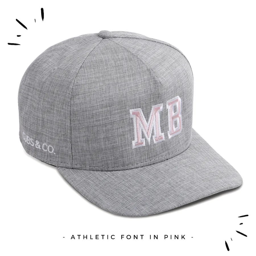 Snapback Hat - PERSONALISED (Kids-Adults) Grey