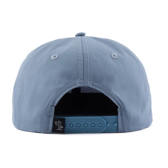 Snapback Hat - Quick Dry Nylon Blue (Kids-Adults)