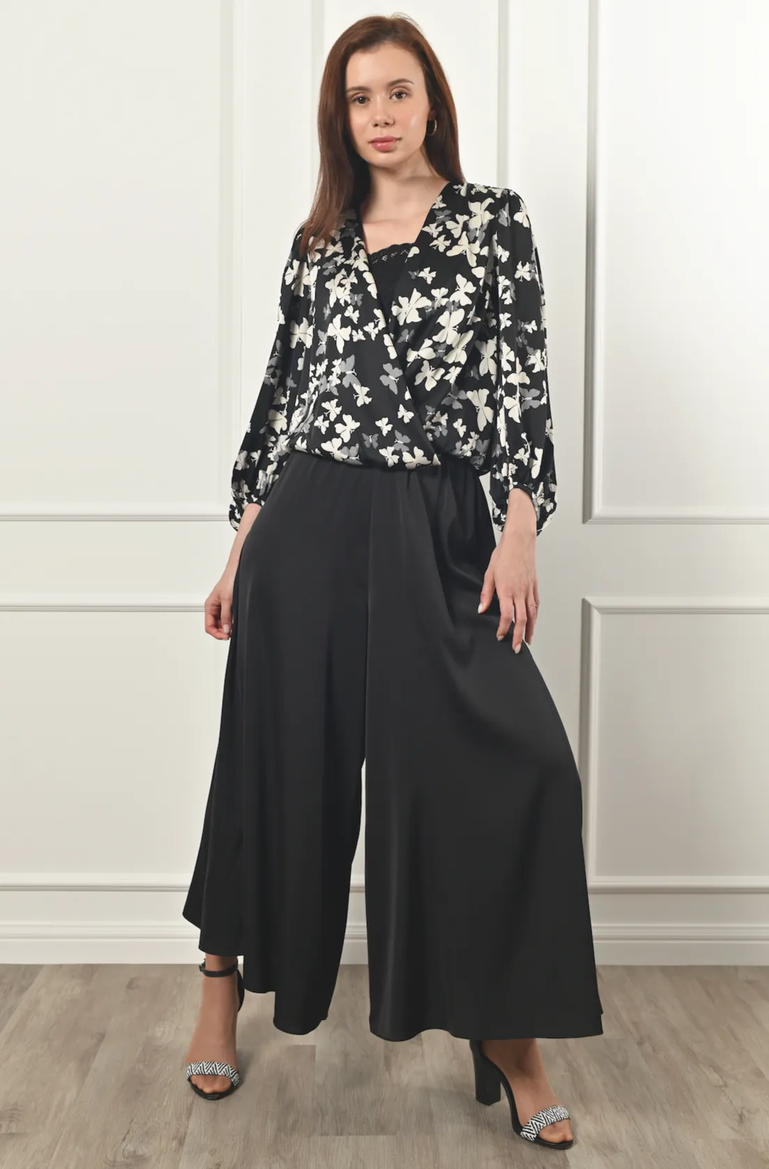 Sophia Matte Satin Fluid Long Pants