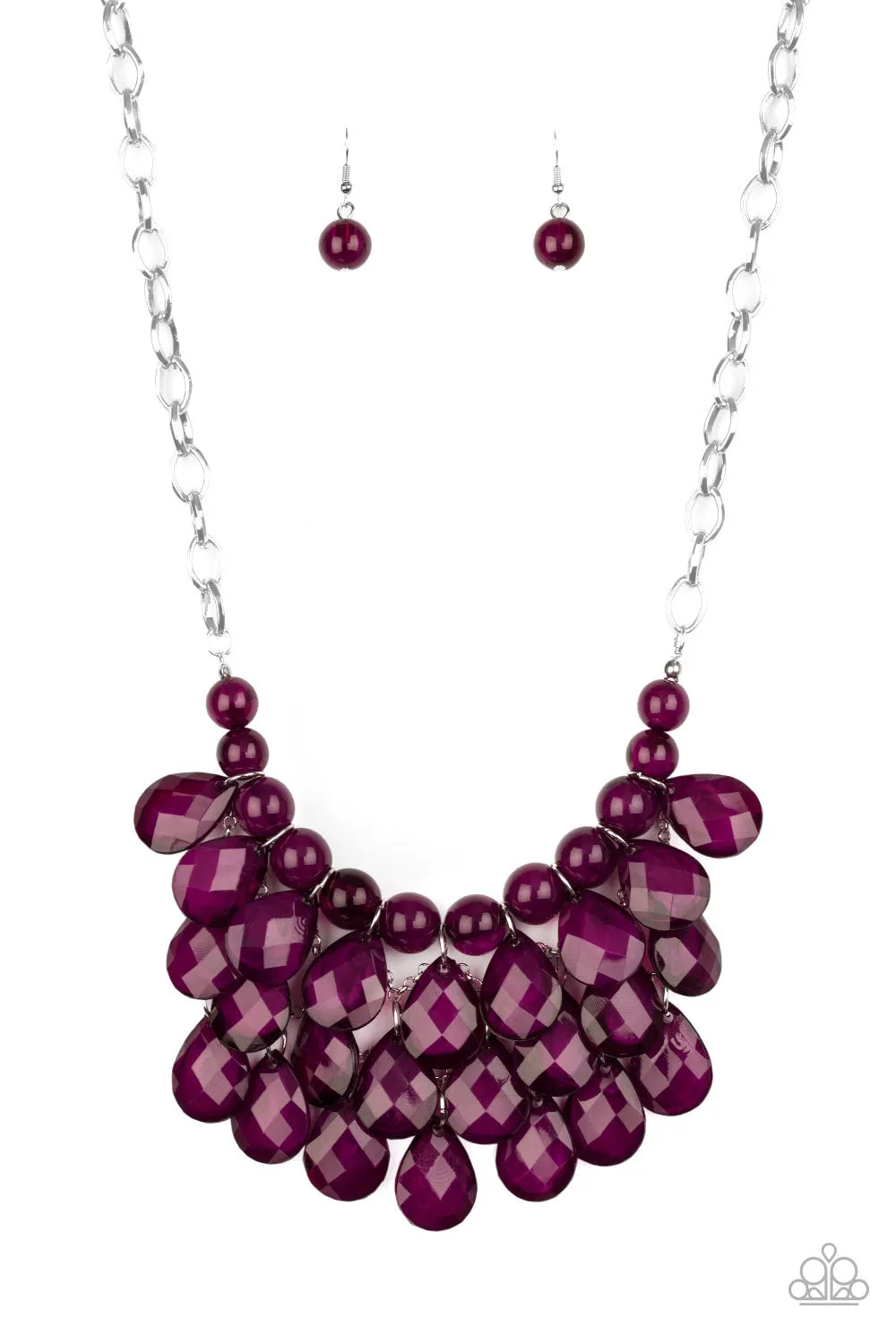 Sorry To Burst Your Bubble Purple-Necklace