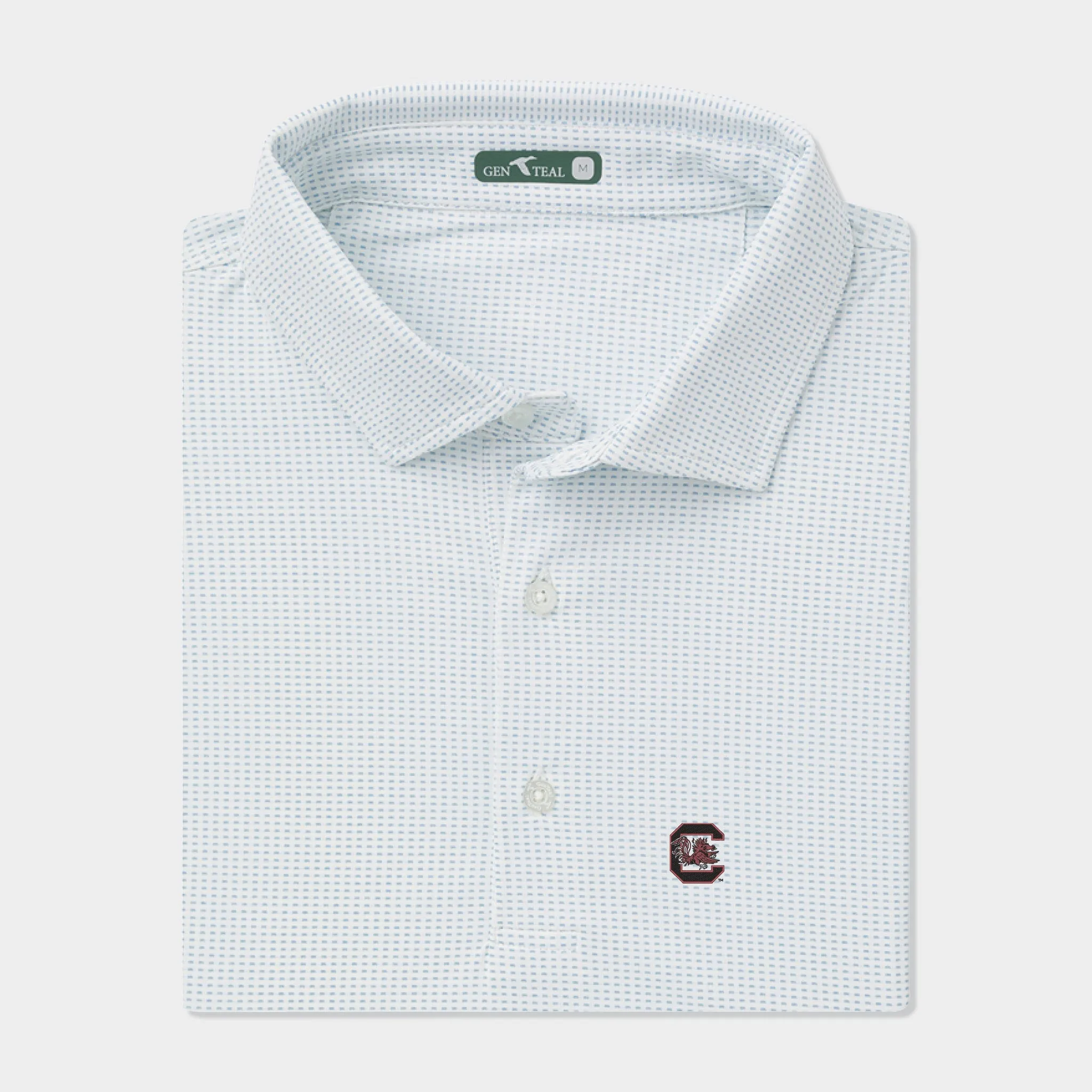 South Carolina Textured Jacquard brrrº Polo