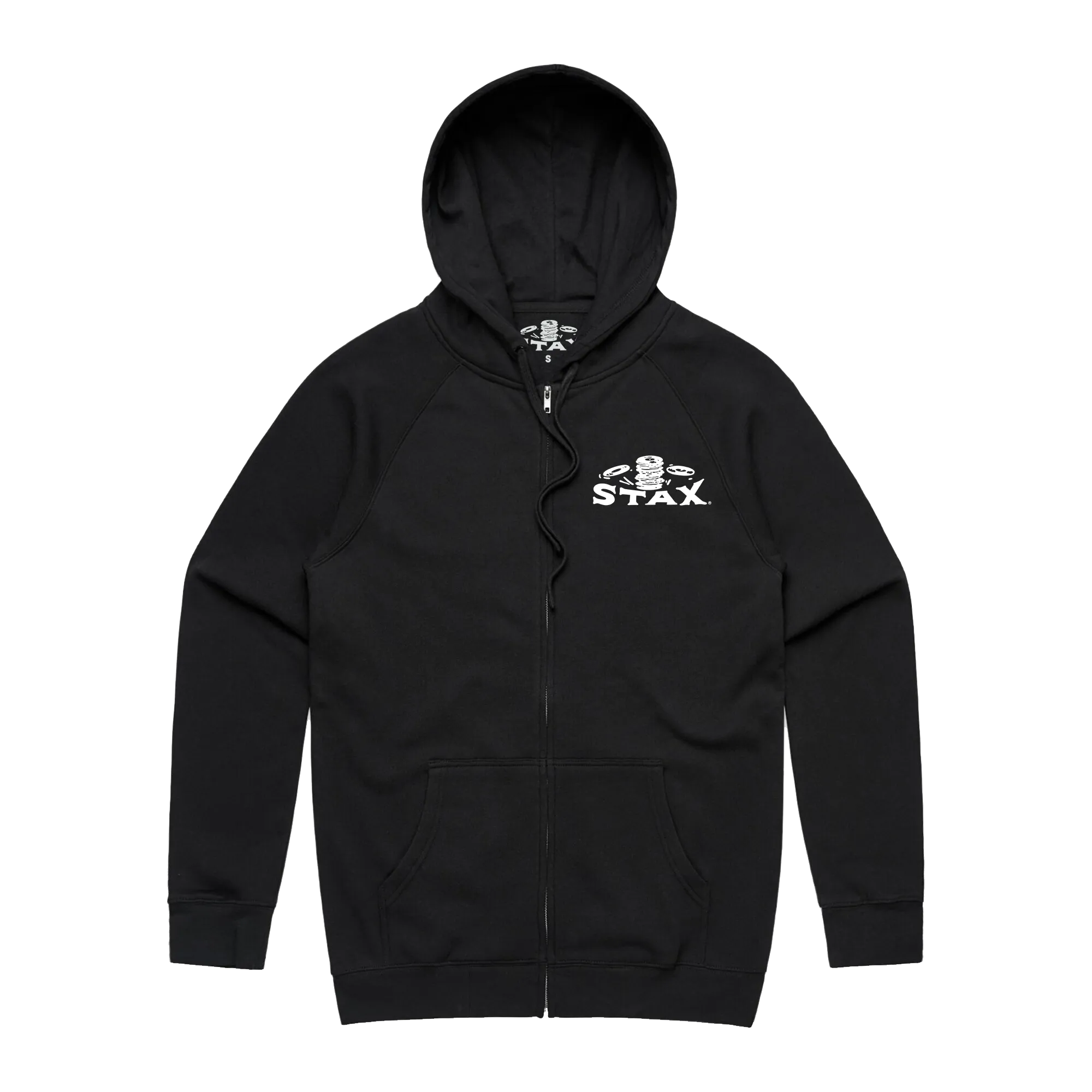 Stax Falling Records Logo Hoodie (Black)