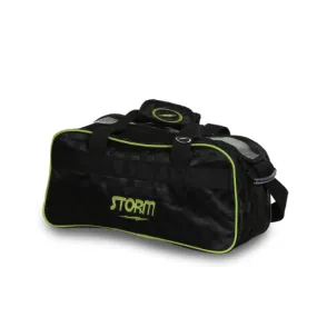 Storm 2 Ball Tote Checkered Black/Lime Bowling Bag