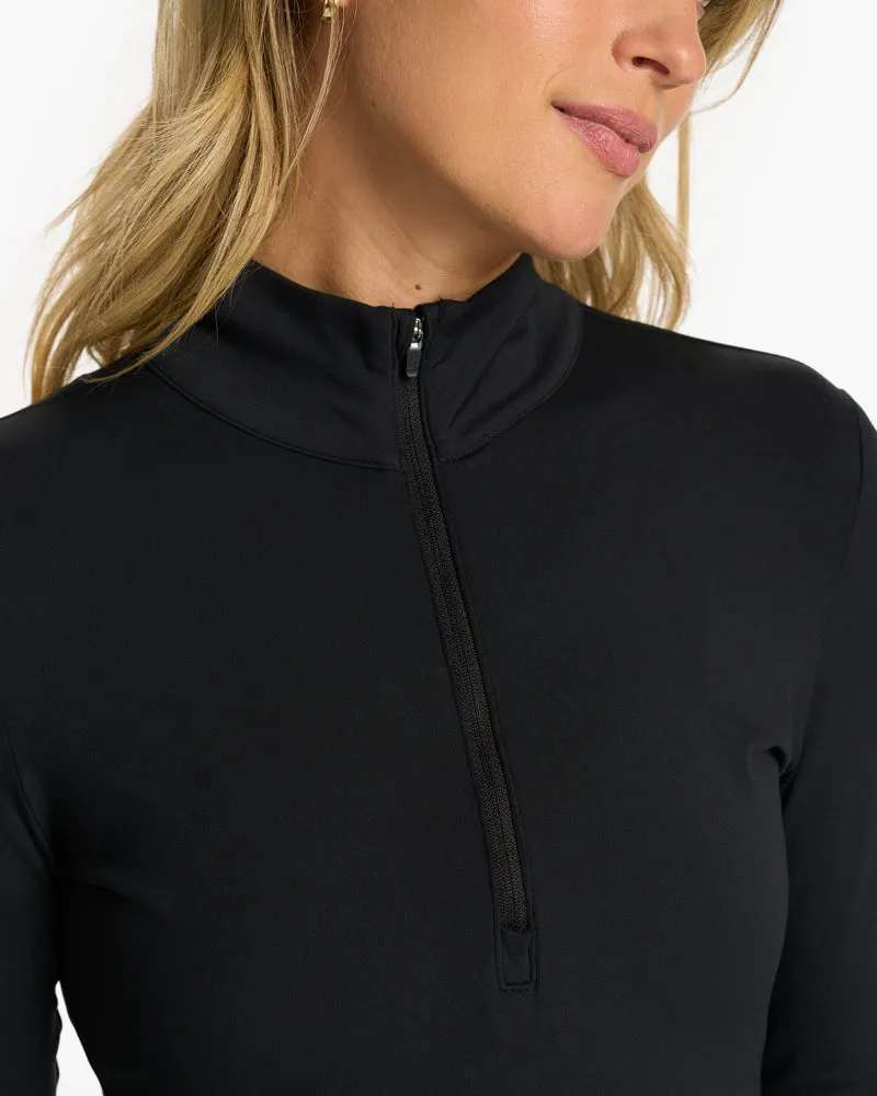 Studio Half Zip: Black