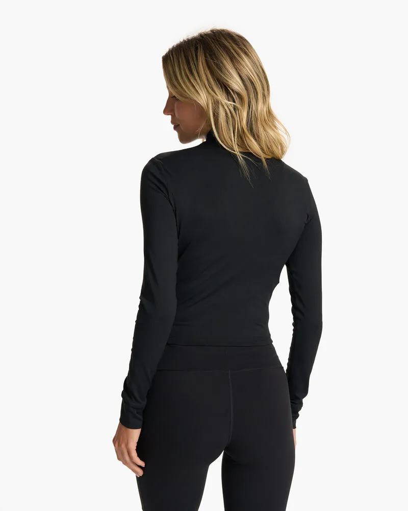 Studio Half Zip: Black