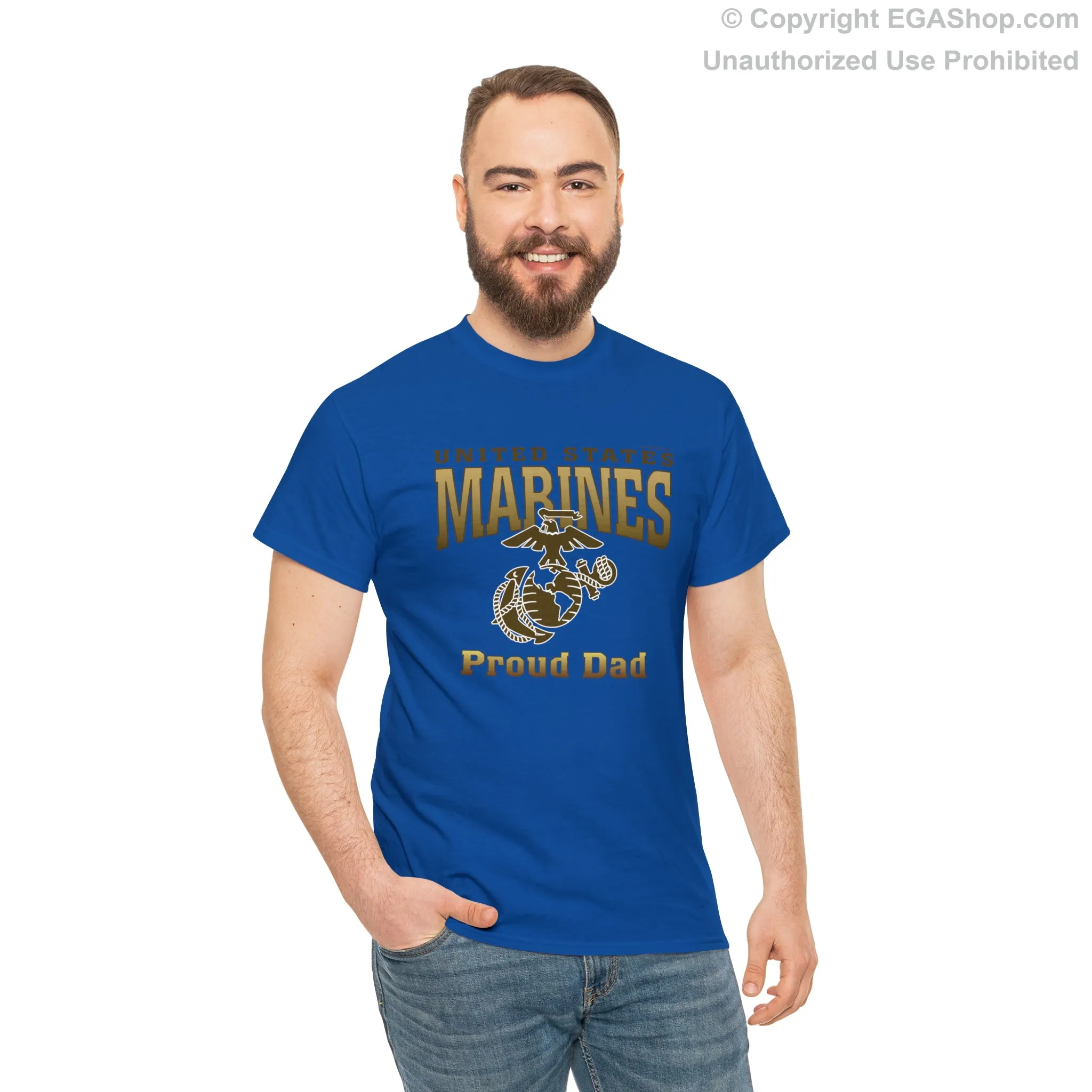 T-Shirt: United States Marines Proud Dad