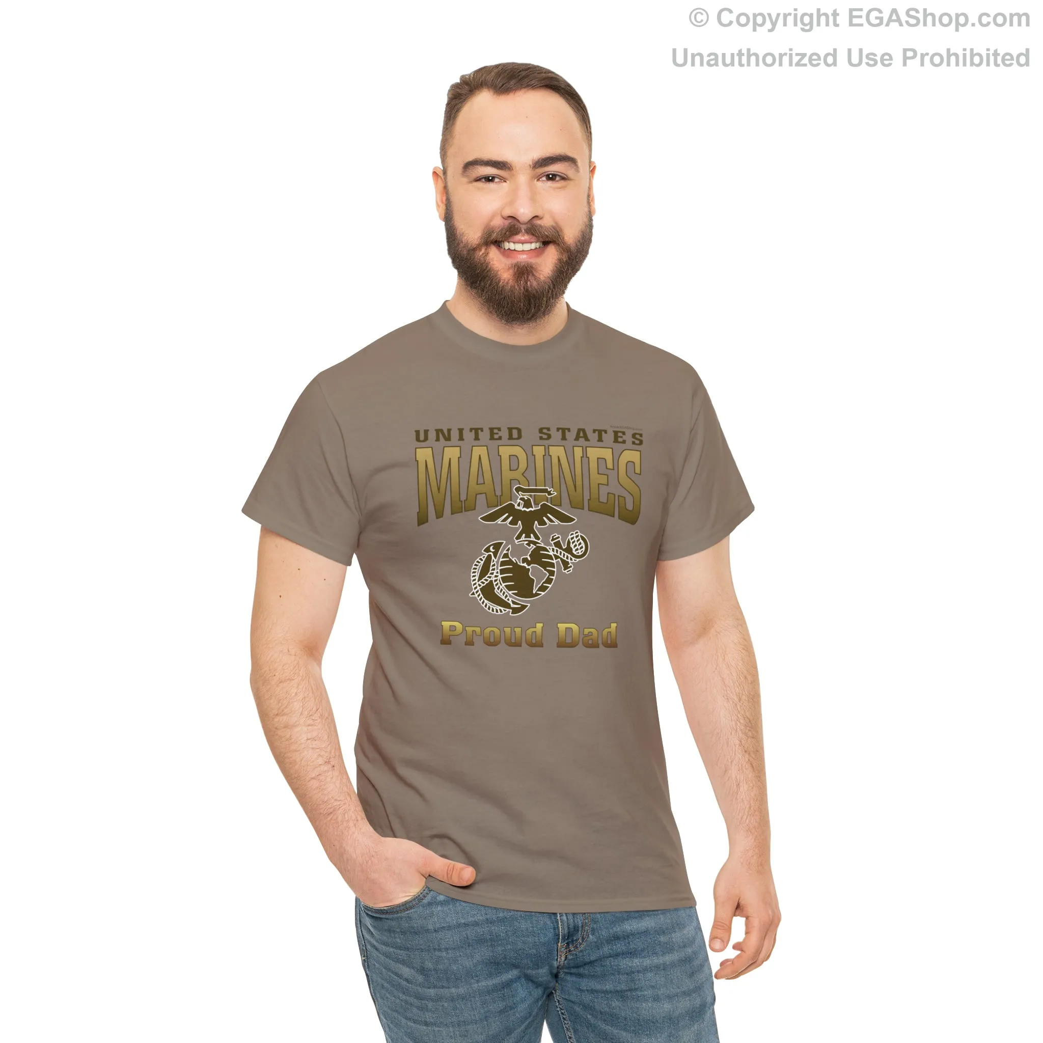 T-Shirt: United States Marines Proud Dad