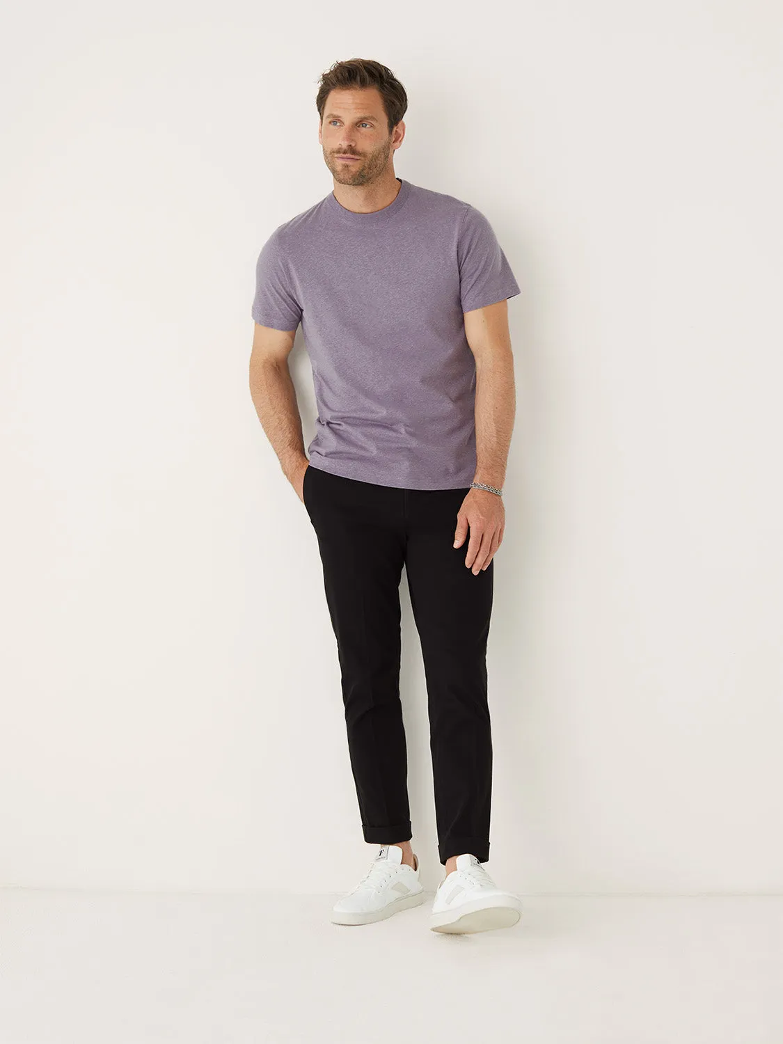 The Hemp Slim T-Shirt in Slate Violet