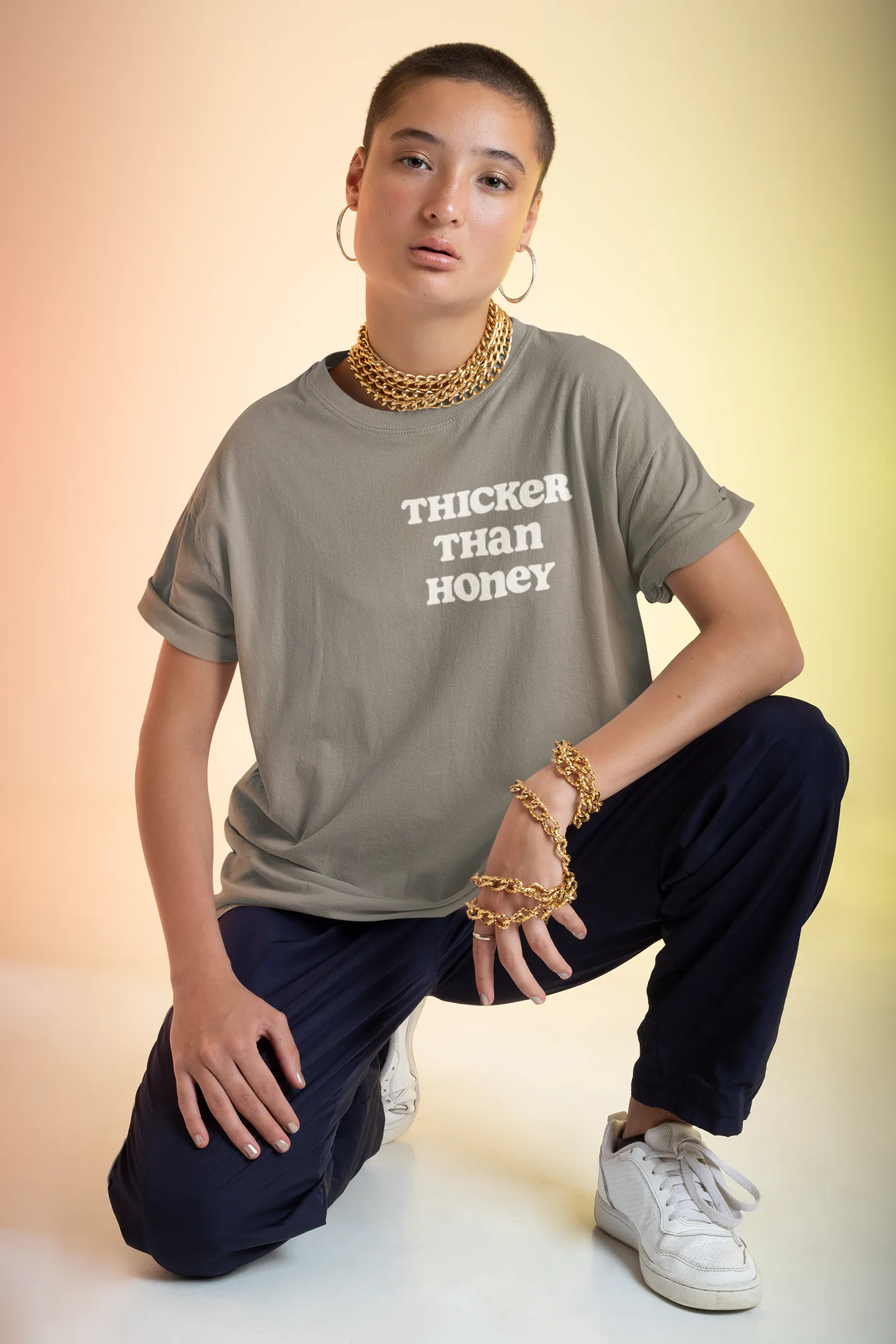 THICKER THAN HONEY Oversized T-shirt