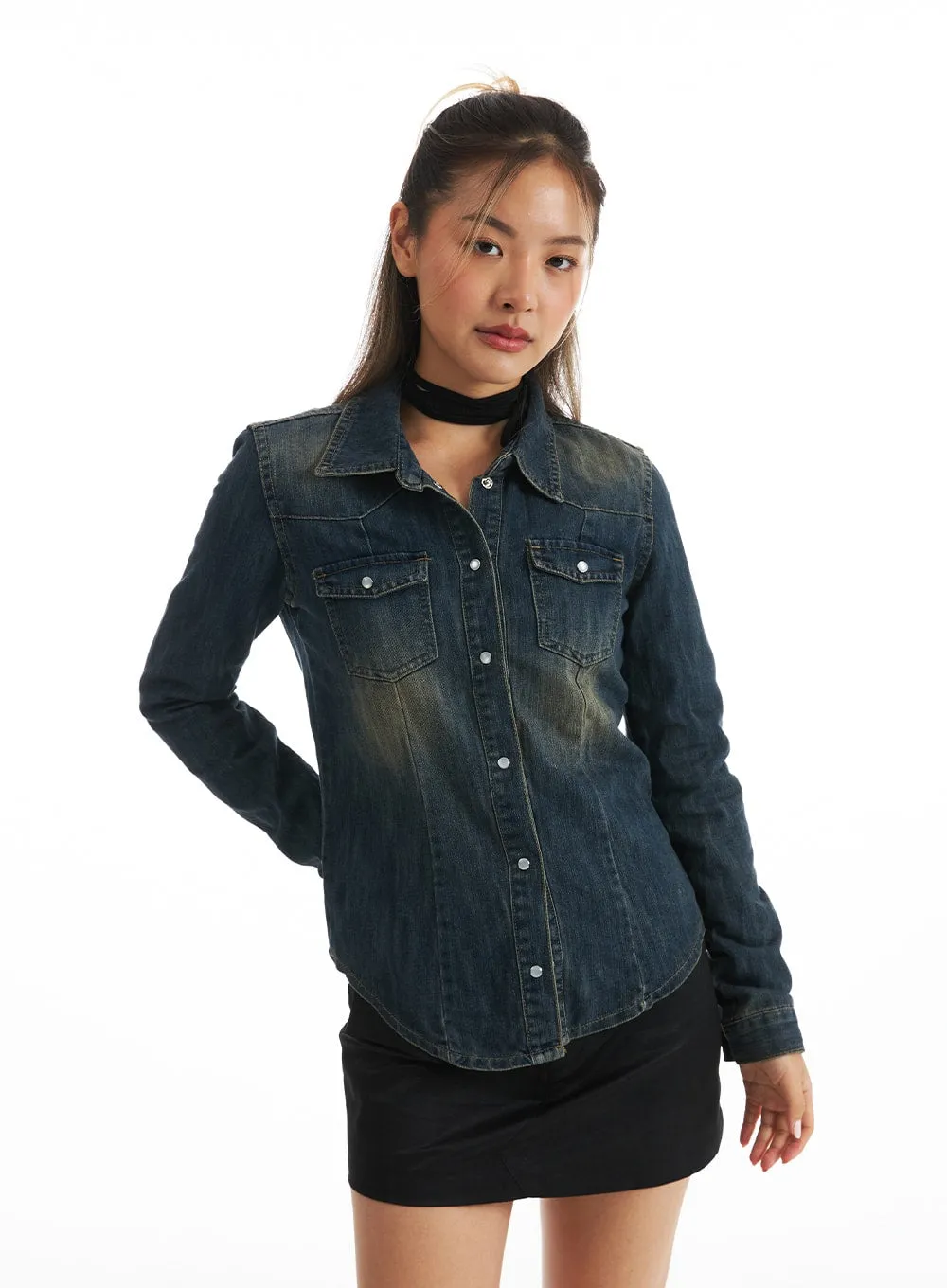 Timeless Tailored Denim Shirt CO318