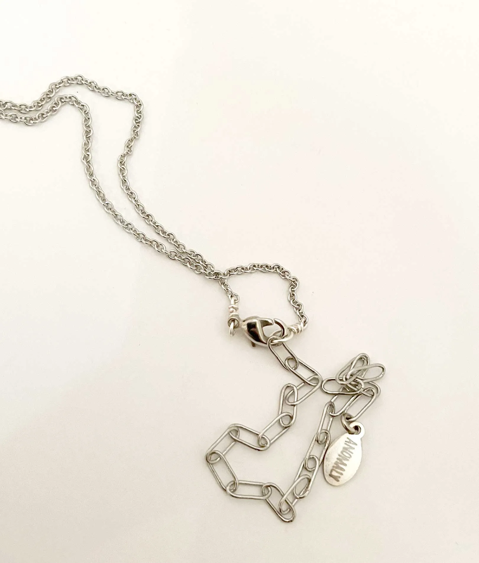 Tiny Three Headed Baby Necklace