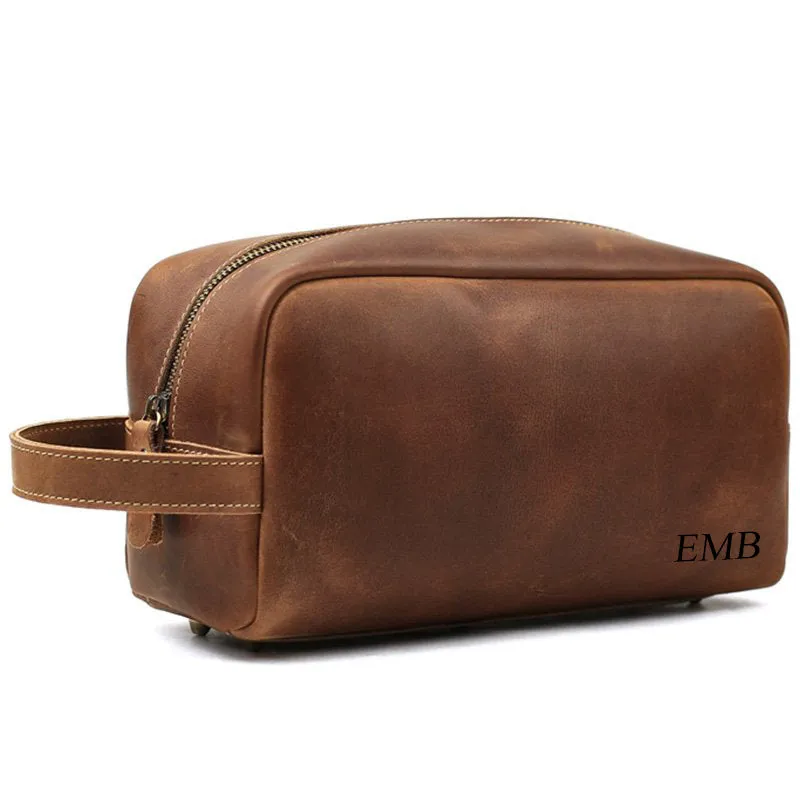 Travel Gifts Set Leather Travel Bag And Leather Toiletry Bag Weekender Bag Duffel Bag And Personalized Dopp Kit