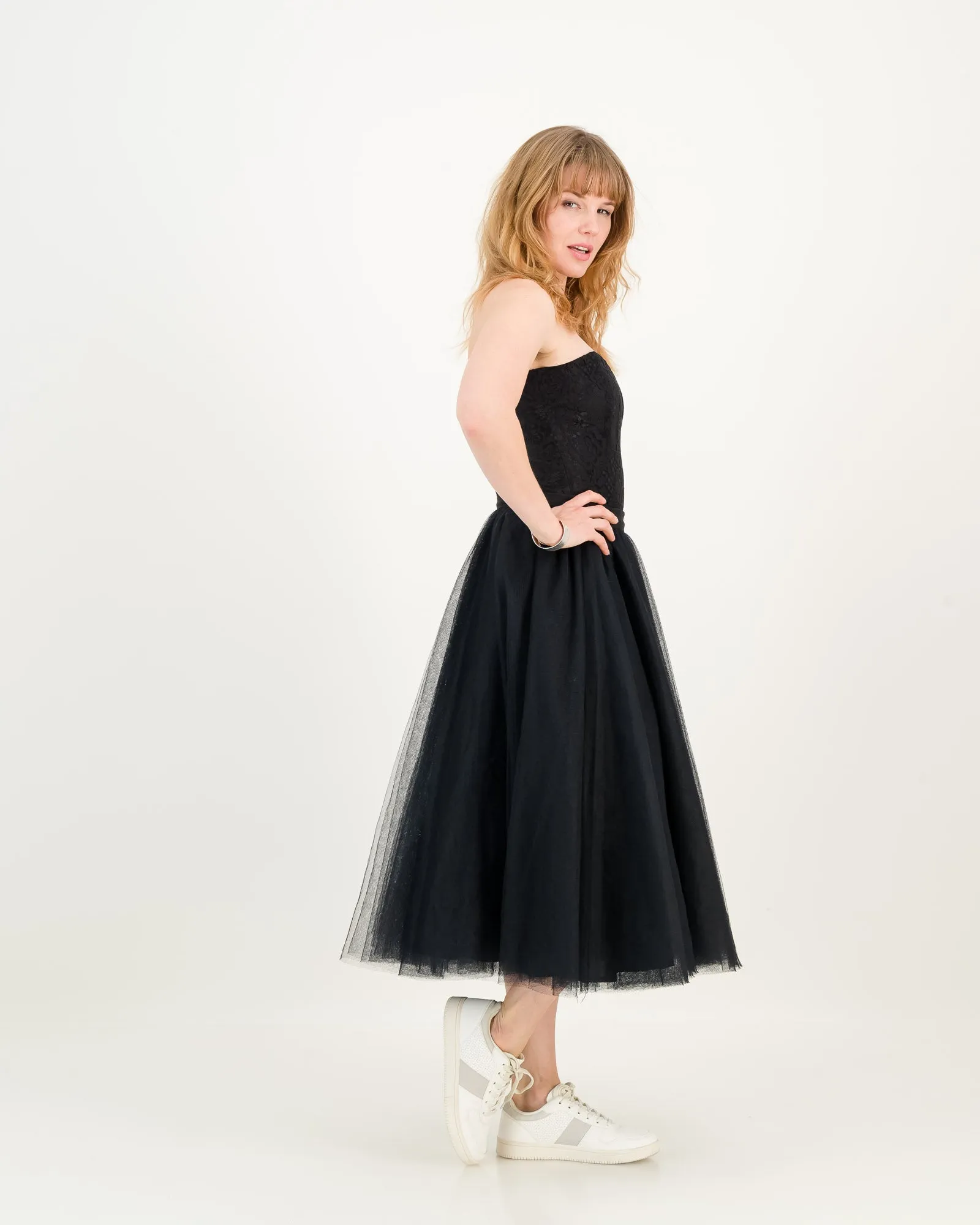 tulle tiana skirt - black