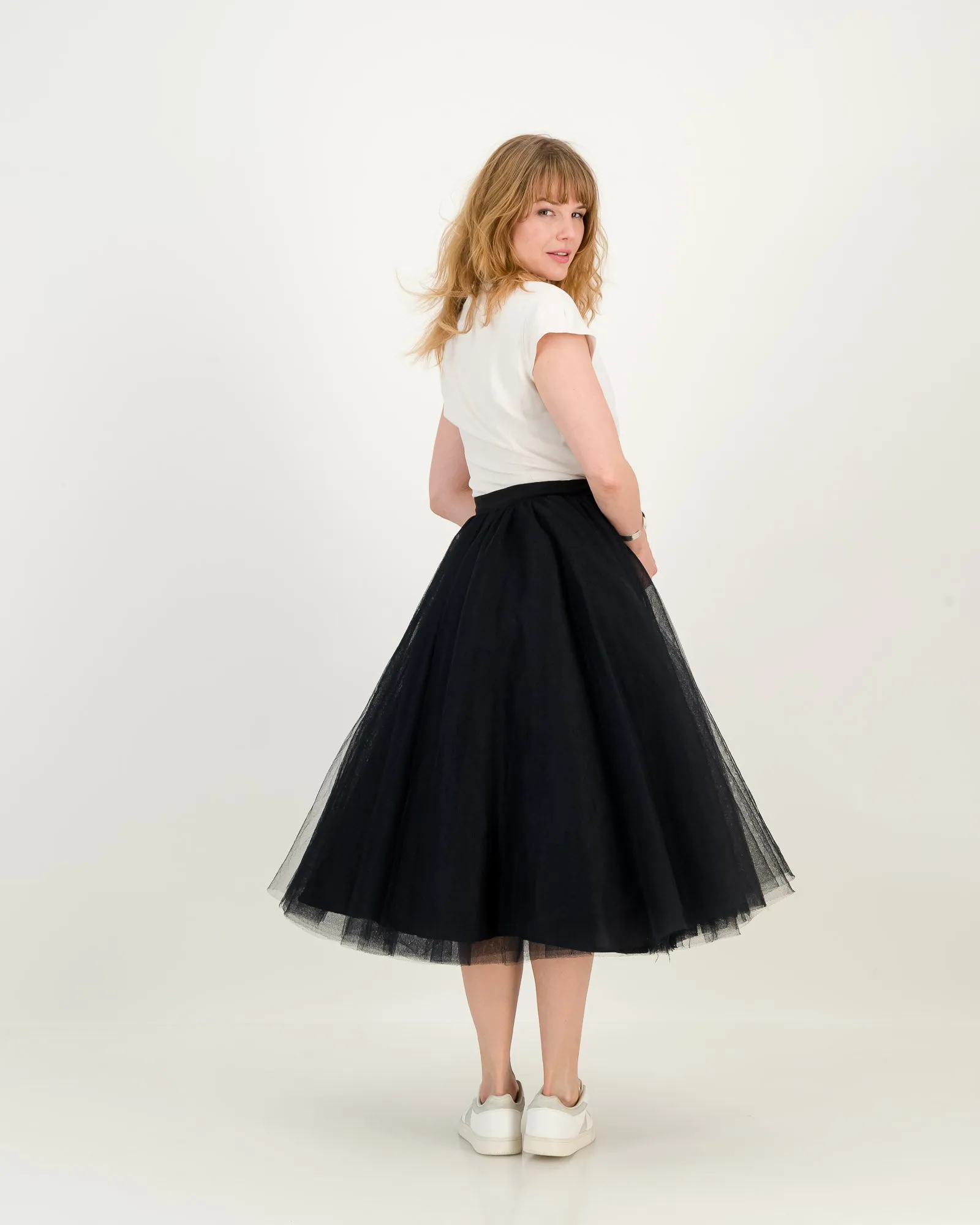 tulle tiana skirt - black