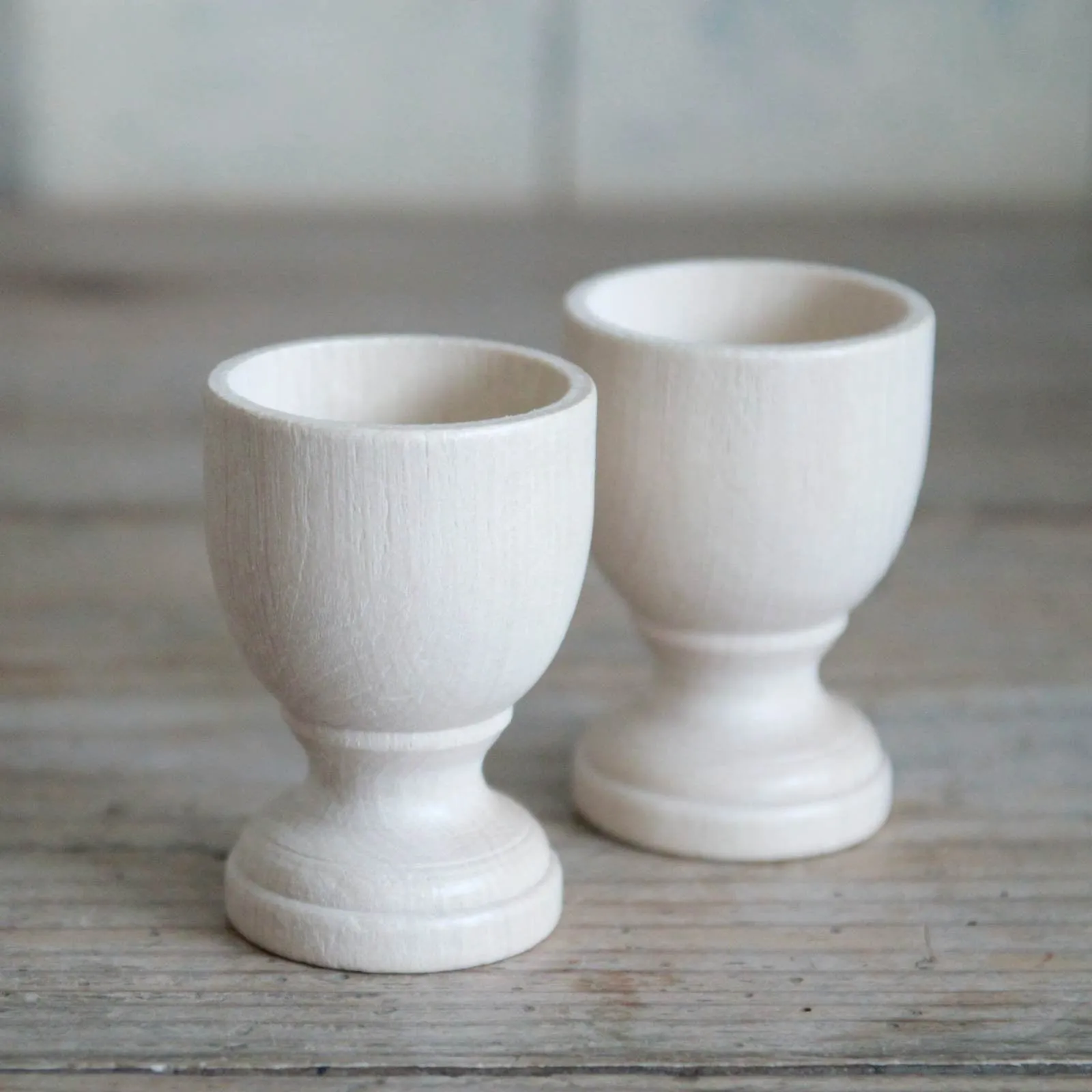 Turned Wooden Egg Cup