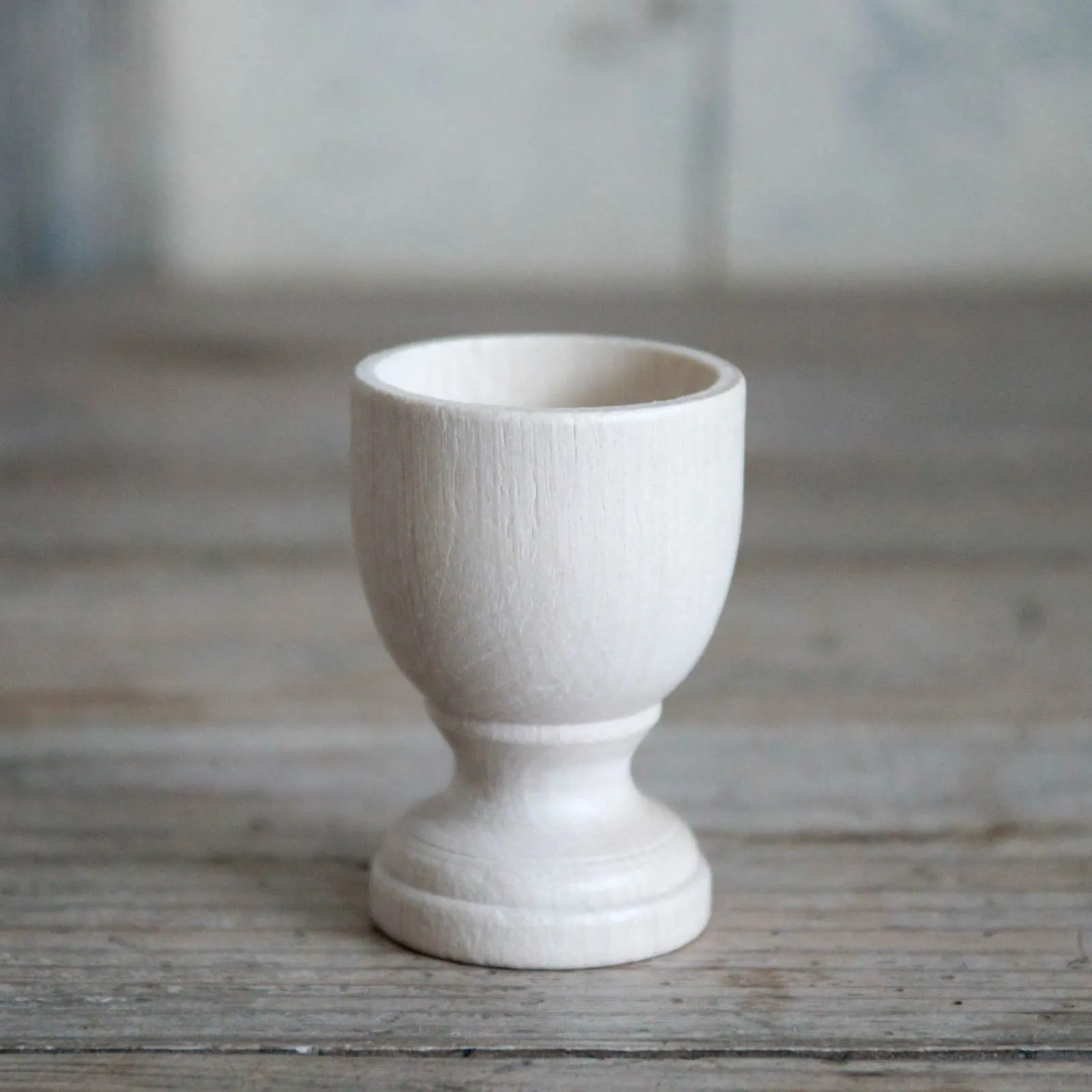 Turned Wooden Egg Cup