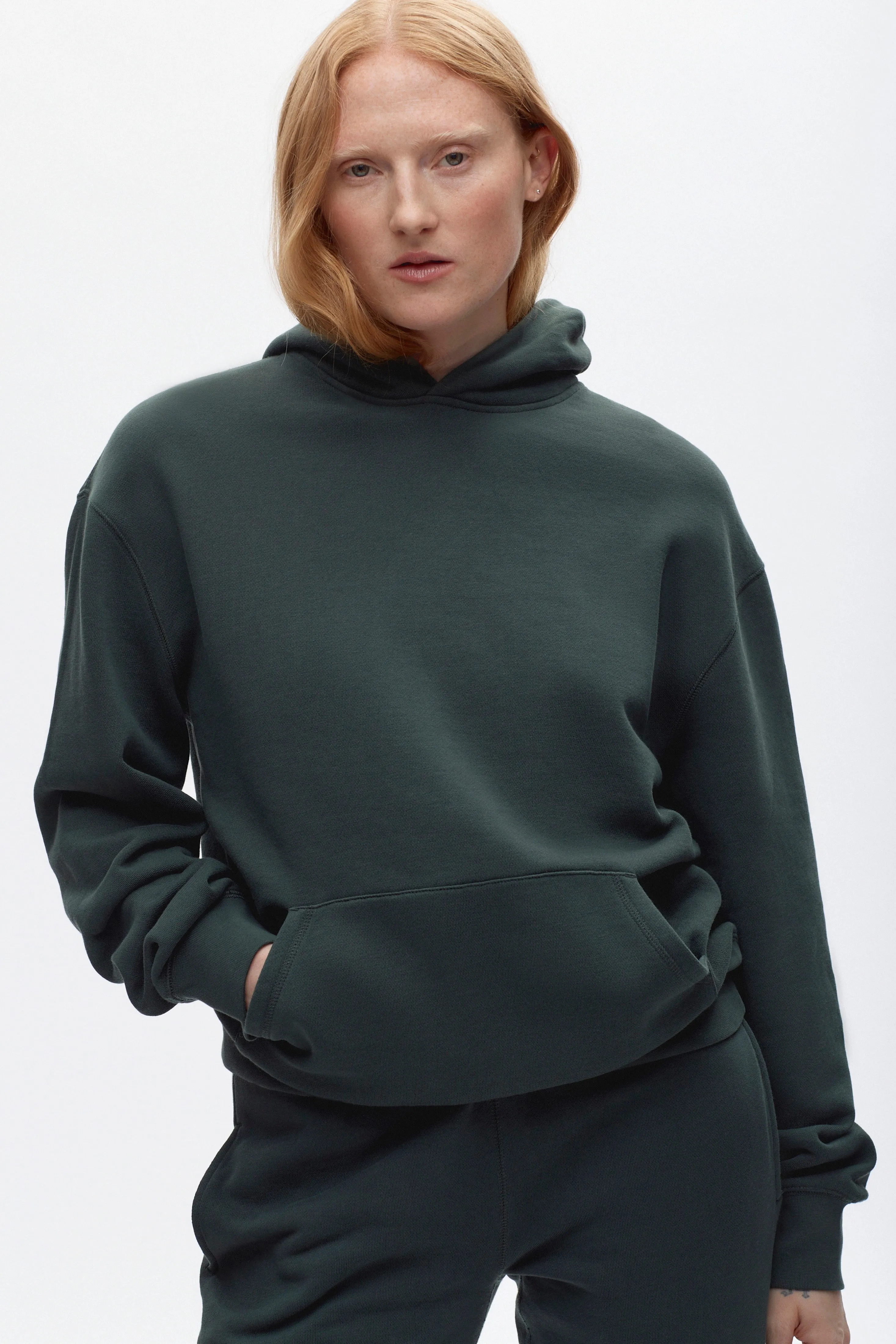 Unisex Essential Hoodie in Racing Green