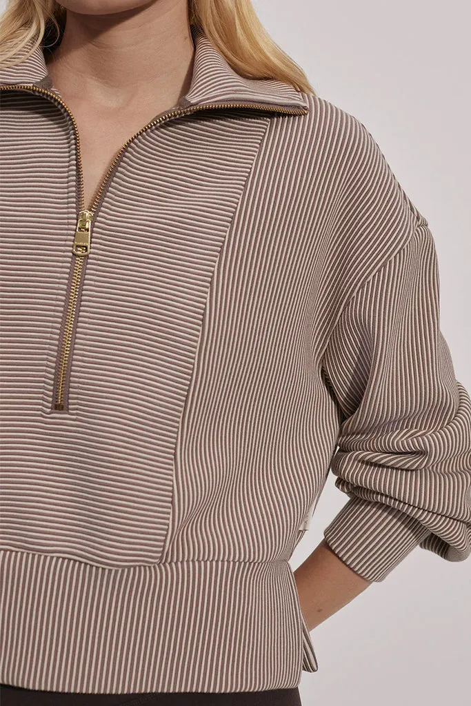 Varley - Ramona Sweatshirt 2.0 - Taupe Sand