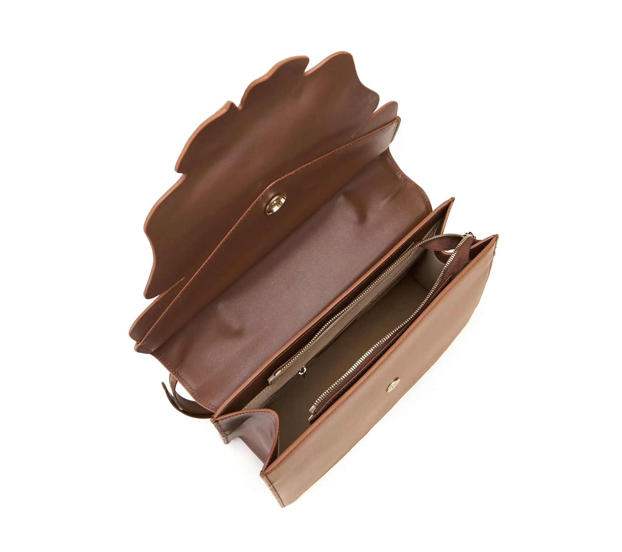 Wings Brown Shoulder Bag