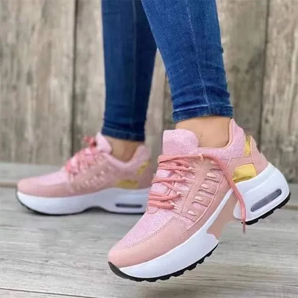 Women'S Casual Lace-Up Sneakers 70703677C